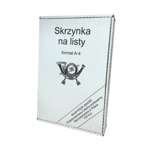 SKRZYNKA NA LISTY A-4 SZARY-ANTYK METALBUD