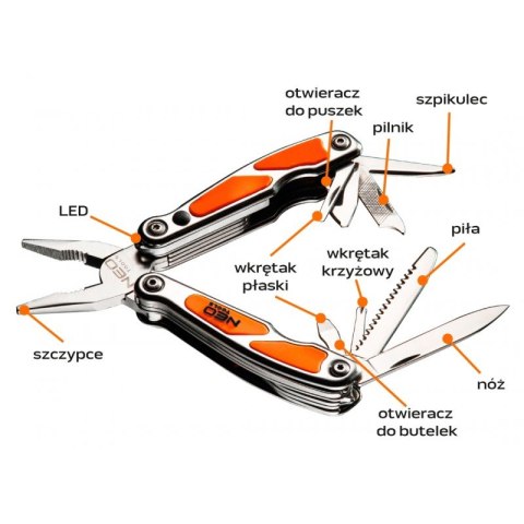 NARZĘDZIE WIELOFUNKCYJNE MINI LED 10 ELEMENTÓW NEO