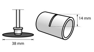 TARCZE SC DO METALU 38MM/5SZT DREMEL DREMEL