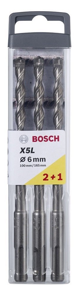 WIERTŁO SDS+ PLUS-7 6*100/165MM 3 SZT. BOSCH