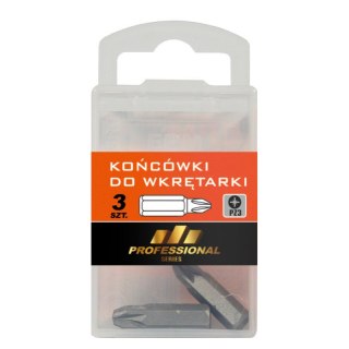 GROT, BIT, KOŃCÓWKA DO WKRĘTARKI 25MM 3SZT. PZ3 EPM