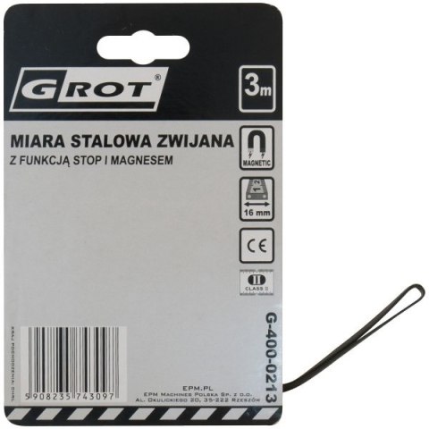 MIARA ZWIJANA GROT 5M*19MM GROT