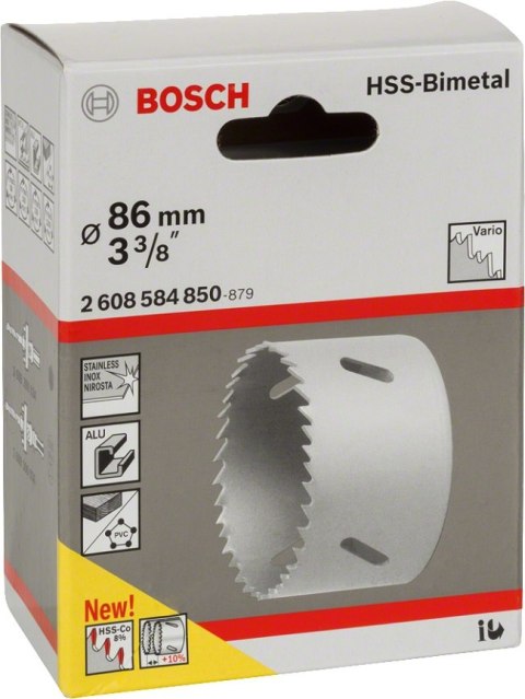 PIŁA OTWORNICA BIMETAL 86MM BOSCH