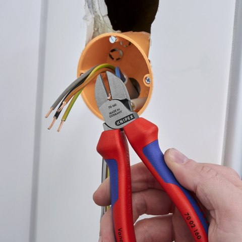 SZCZYPCE TNĄCE BOCZNE 160MM, POWLEKANE KNIPEX