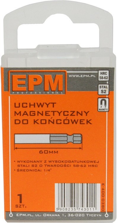 UCHWYT MAGNETYCZNY DO KOŃCÓWEK 1/4 EPM