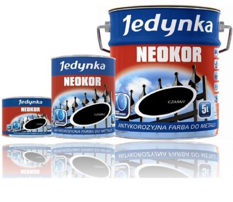 ANTYKOROZYJNA FARBA PODKŁADOWA NEOKOR ALUMINIOWA 0.5L JEDYNKA