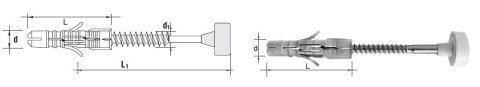 KOŁEK DO MOCOWANIA WC KPL-2SZT 10/6*80MM UN