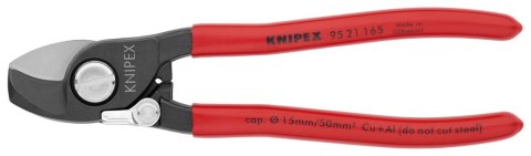 NOŻYCE DO KABLI ZE SPRĘŻYNĄ ROZWIERAJĄCĄ 165MM KNIPEX