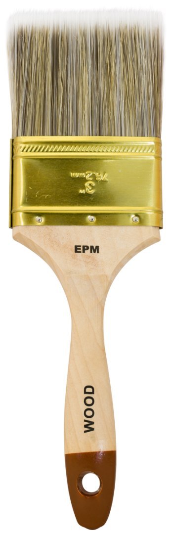 PĘDZEL ANGIELSKI PŁASKI WOOD 63MM - 2,5' EPM