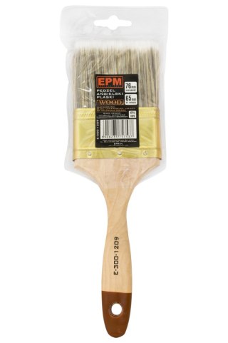 PĘDZEL ANGIELSKI PŁASKI WOOD 63MM - 2,5' EPM