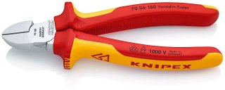 SZCZYPCE TNĄCE BOCZNE IZOLOWANE 160MM KNIPEX