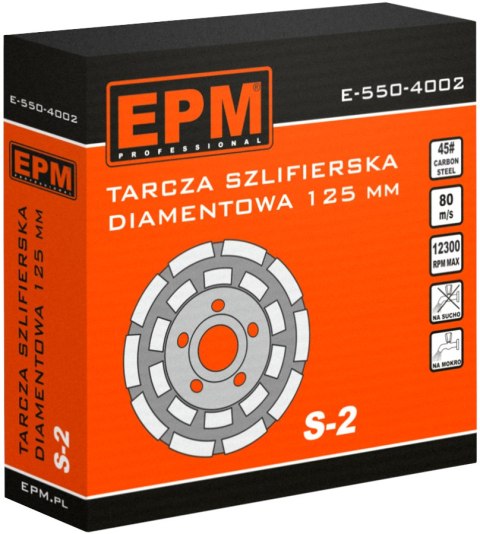 TARCZA DIAMENTOWA SZLIFIERSKA 125MM EPM