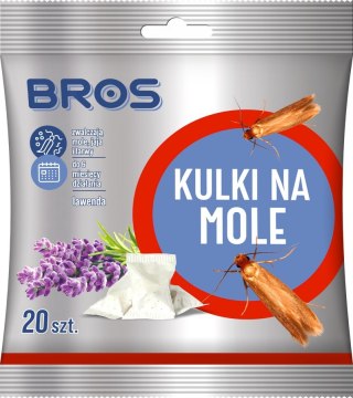 KULKI NA MOLE LAWENDOWE 120G BROS