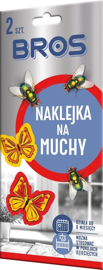 NAKLEJKA NA MUCHY 2SZT BROS