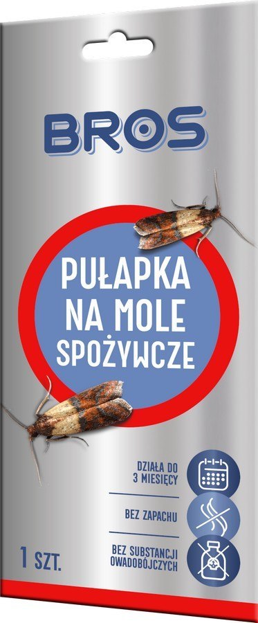 PUŁAPKA FEROMONOWA NA MOLE SPOŻYWCZE 1SZT. BROS