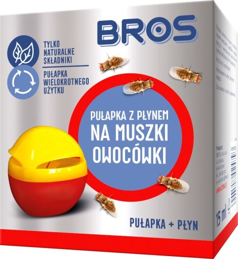 PUŁAPKA Z PŁYNEM NA MUSZKI OWOCÓWKI BROS