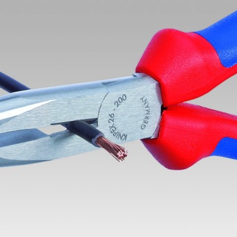 SZCZYPCE FOSFORANOWANE CZARNE, GŁÓWKA POLEROWANA 200MM KNIPEX