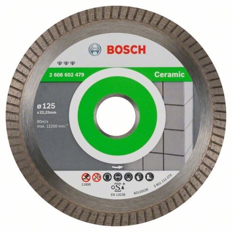 TARCZA DIAMENTOWA EXTRACLEAN TURBO 125MM BOSCH