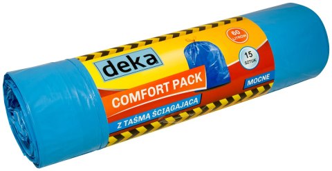 WORKI COMFORT PACK MOCNE NIEBIESKIE Z TAŚMĄ 60L A15 DEKA