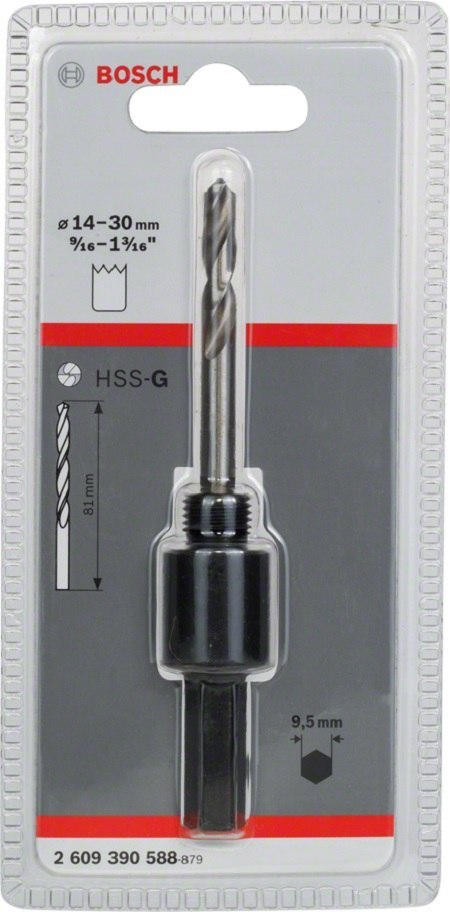 ADAPTER 6-KĄT. 9.5MM HEX 1/2-20 HSS-G BOSCH