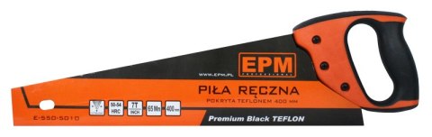 PIŁA RĘCZNA TEFLONOWA 7 ZĘBÓW/CAL PREMIUM BLACK TEFLON 400MM EPM