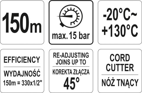 NIĆ DO USZCZELNIANIA GWINTÓW 150M YATO