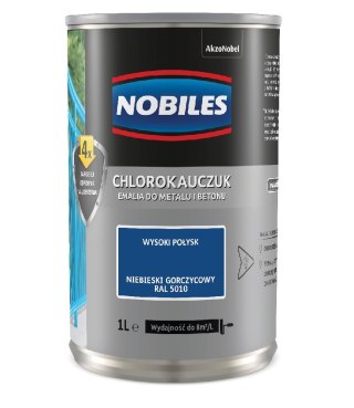 NOBILES EMALIA CHLOROKAUCZUKOWA NIEBIESKA SYGNAŁOWA 0.9L NOBILES