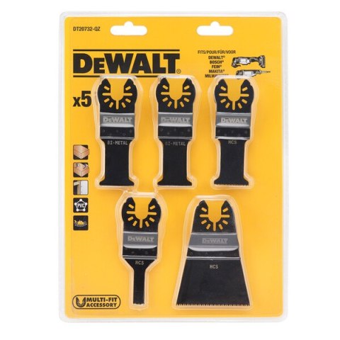 BRZESZCZOTY DO MULTISZLIFIEREK 5 SZT. DEWALT