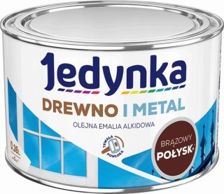 EMALIA ALKIDOWA DO DREWNA I METALU BRĄZOWA 0,36L JEDYNKA