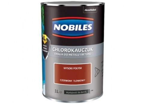 EMALIA CHLOROKAUCZUKOWA CZERWONA TLENKOWA 0.9L NOBILES