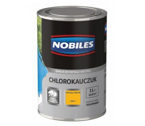 NOBILES EMALIA CHLOROKAUCZUKOWA ŻÓŁTA 0.9L NOBILES