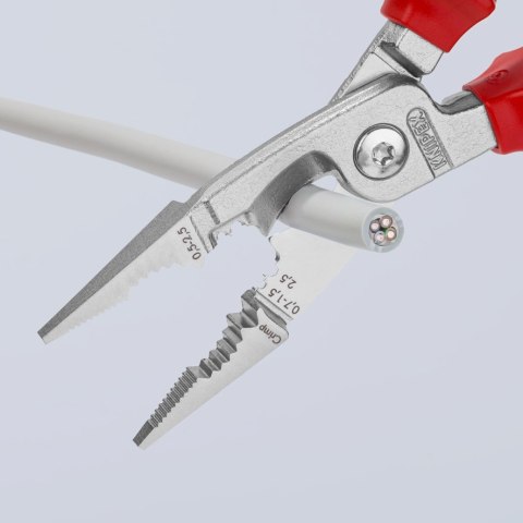 SZCZYPCE DO PRAC ELEKTROINSTALACYJNYCH IZOLOWANE 200MM KNIPEX