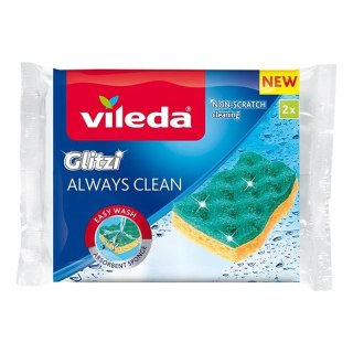 VILEDA GĄBKA DO NACZYŃ WISKOZOWA GLITZI ALWAYS CLEAN 2 SZT. VILEDA