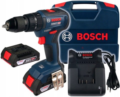 WIERTARKO-WKRĘTARKA AKU. UDAROWA GSB 18V-50 2*2.0AH L-CASE BOSCH