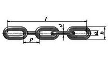 ŁAŃCUCH TECHNICZNY ŚREDNI 14*50MM KL.5 DIN 5684 UN