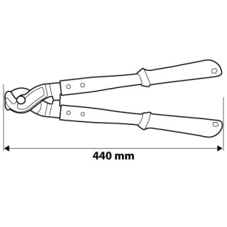 OBCINAK DO KABLI MIEDZIANYCH I ALUMINIOWYCH 44MM NEO