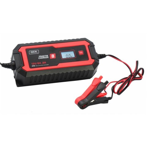 PROSTOWNIK INTELIGENTNY PRAKTIK CHARGER 8 LCD 6/12V IDEAL