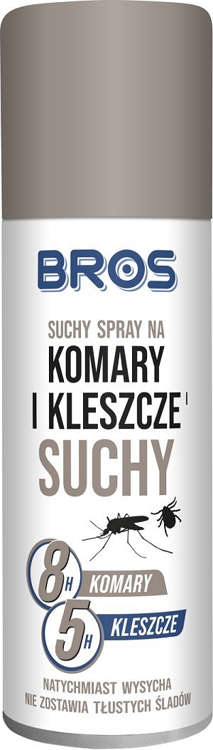 SUCHY SPRAY NA KOMARY I KLESZCZE 90ML BROS