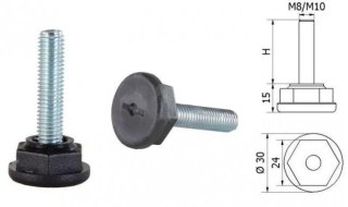 STOPKA REGULACYJNA SR 01 FI 30 M8*30 623 UN