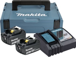 ZESTAW ZASILAJĄCY 18V MAKPAC 2*3.0AH BL1830B+DC18RC MAKITA