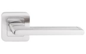 KLAMKA DZRZWIOWA CAPRI SZYLD KWADRAT ZAOKRĄGLONY NIKIEL-SAT UN