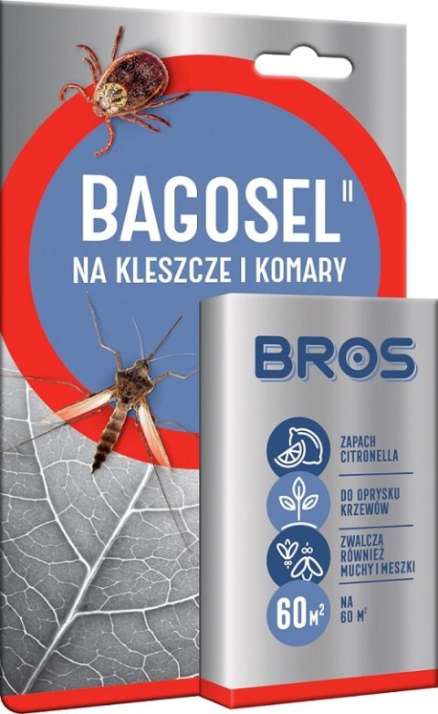 PREPARAT DO OGRODU PRZECIW KOMAROM I KLESZCZOM BAGOSEL 100EC BROS