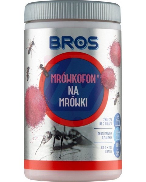 ŚRODEK NA MRÓWKI - MRÓWKOFON 60G + 20% GRATIS. BROS