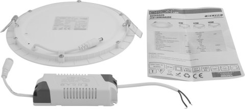 PANEL LED PODTYNKOWY OKRĄGŁY SLIM 18W, 1440LM, 225MM ORION