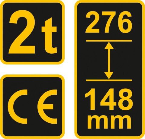 PODNOŚNIK HYDRAULICZNY SŁUPKOWY 2T VOREL