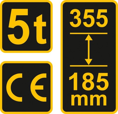 PODNOŚNIK HYDRAULICZNY SŁUPKOWY 5T VOREL