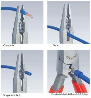 SZCZYPCE DLA ELEKTRYKÓW 160MM KNIPEX