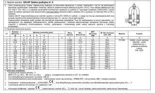 SZEKLA PODŁUŻNA KL.6 GM-SP 1.5T WLL UN