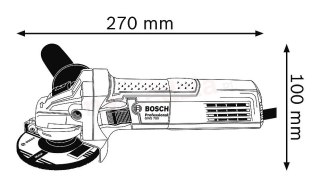 SZLIFIERKA KĄTOWA 125MM GWS 750 750W RSP BOSCH