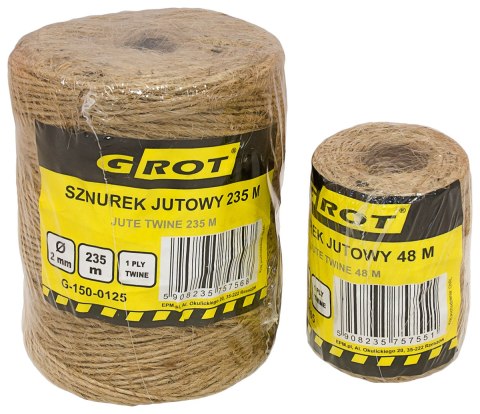 SZNUREK JUTOWY 2MM 235MB GROT